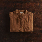 Larch shirt - Linen - Hazelnut