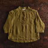 Larch shirt - Linen - Olive