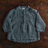 Larch shirt - Linen - Storm