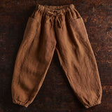 Linden Trousers - Linen - Hazelnut