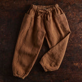 Linden Trousers - Linen - Hazelnut