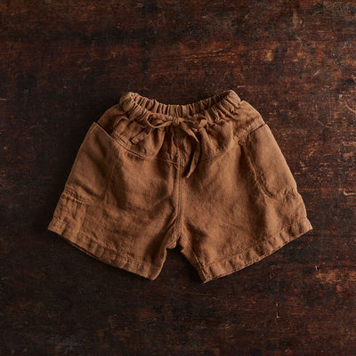 Rowan Shorts - Linen - Hazelnut