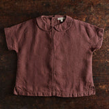 Willow Blouse - Linen - Damson