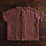 Willow Blouse - Linen - Damson