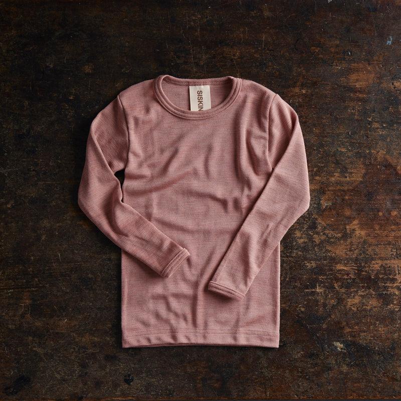 Lark Top - Merino Wool & Silk - Orchid