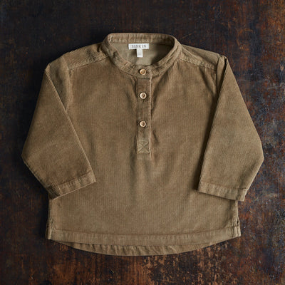 Larch Shirt - Cotton Corduroy - Mole