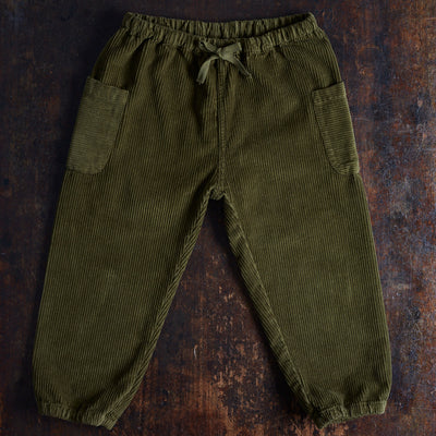 Linden Trousers - Cotton Corduroy - Thyme