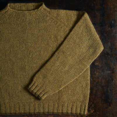 Loam Adults Sweater - Lambswool - Asparagus