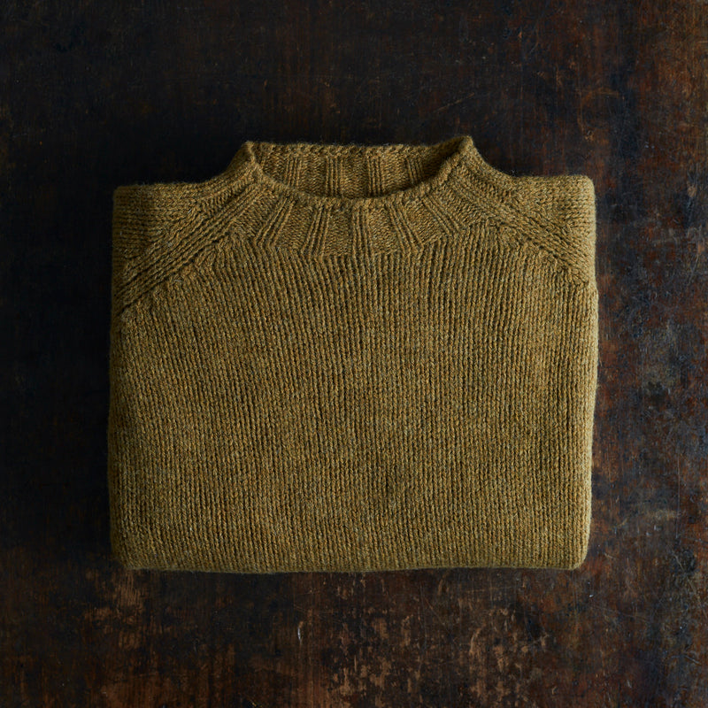 Loam Adults Sweater - Lambswool - Asparagus