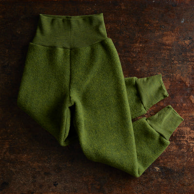 Barbet Baby & Kids Pants - Merino Wool Fleece - Forest