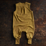 Ruff Baby Romper - Merino Wool & Silk - Pistachio