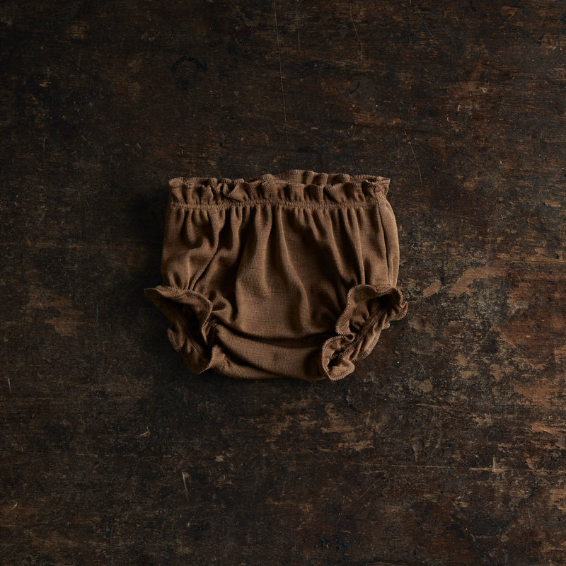 Puff Baby Bloomers -Merino Wool & Silk - Almond