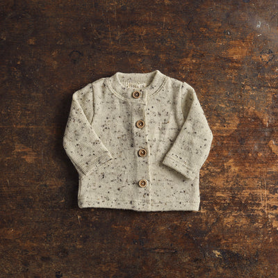 Pelican Baby & Kids Cardigan - Merino Wool Speckle - Quail
