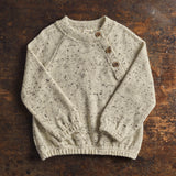 Crake Baby & Kids Sweater - Merino Wool Speckle - Quail