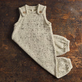 Cuckoo Baby Romper - Merino Wool Speckle - Quail