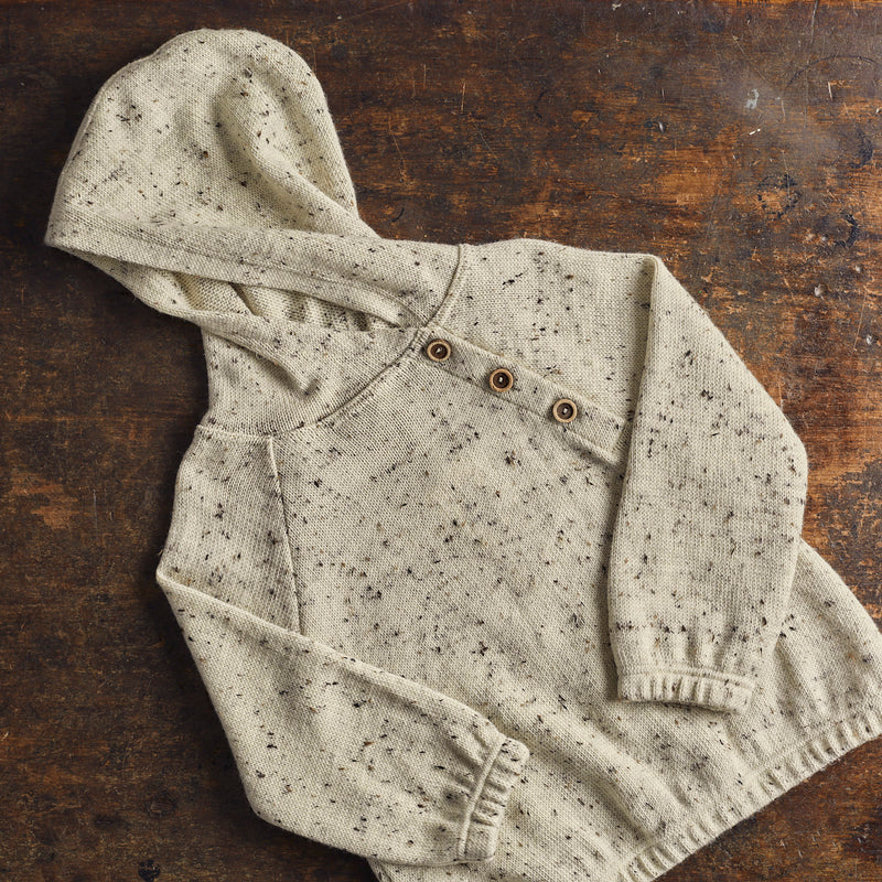 Plover Hoodie - Merino Wool Speckle - Quail