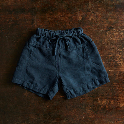 Rowan Shorts - Linen - Midnight