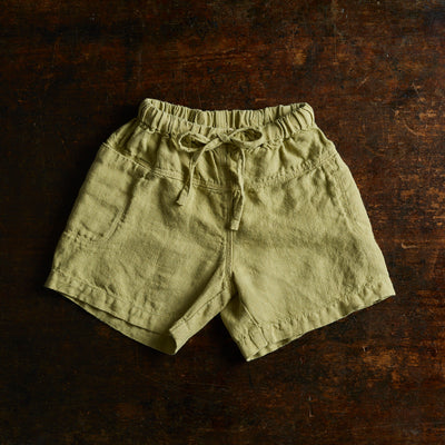 Rowan Shorts - Linen - Celadon