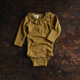Wren Baby Body - Merino Wool & Silk - Pistachio