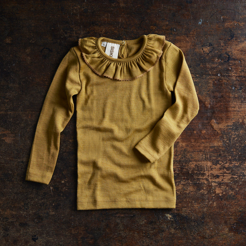 Wren Top - Merino Wool & Silk - Pistachio