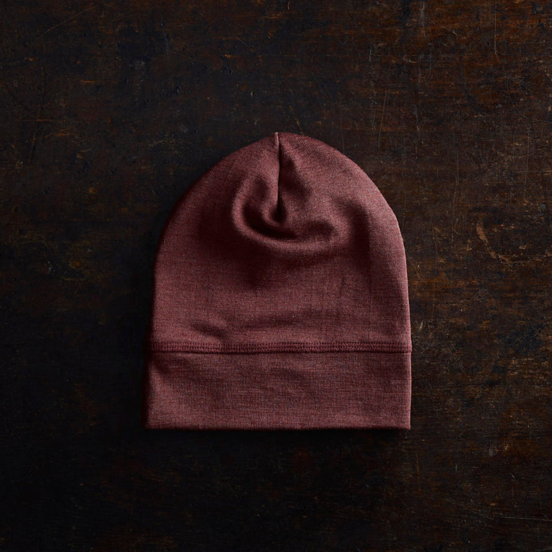 Rook Baby & Kids Beanie - Merino Wool & Silk - Fig