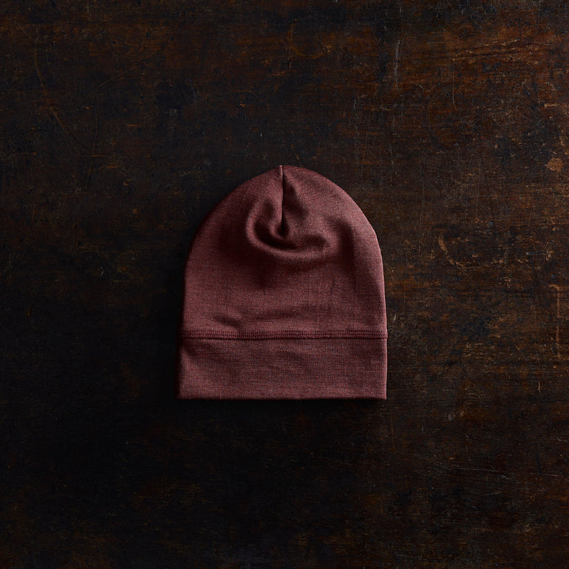 Rook Baby & Kids Beanie - Merino Wool & Silk - Fig