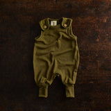 Ruff Baby Romper - Merino Wool & Silk - Seaweed