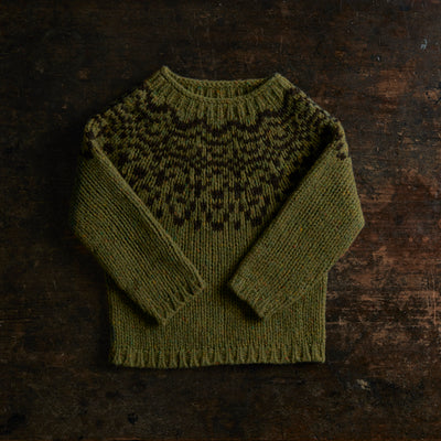 Isle Sweater - Donegal Wool - Ivy