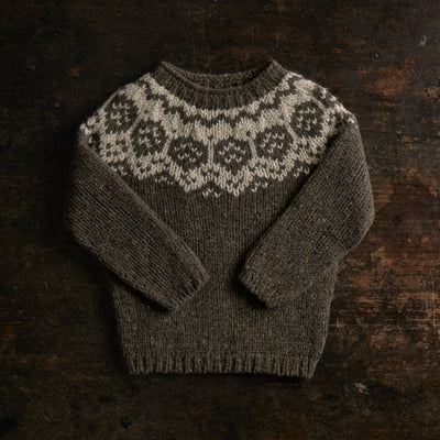 Norse Sweater - Donegal Wool - Granite