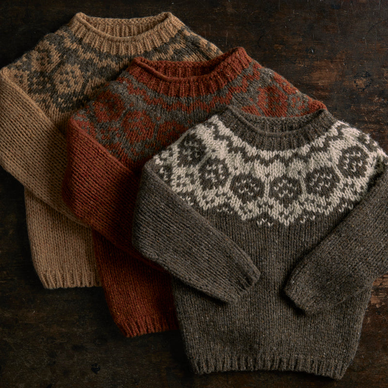 Norse Sweater - Donegal Wool - Cinnamon