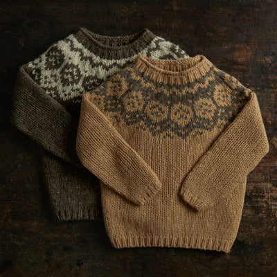 Norse Sweater - Donegal Wool - Sand