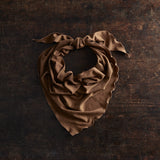 Swan Adults Bandana/Scarf - Merino Wool & Silk - Almond