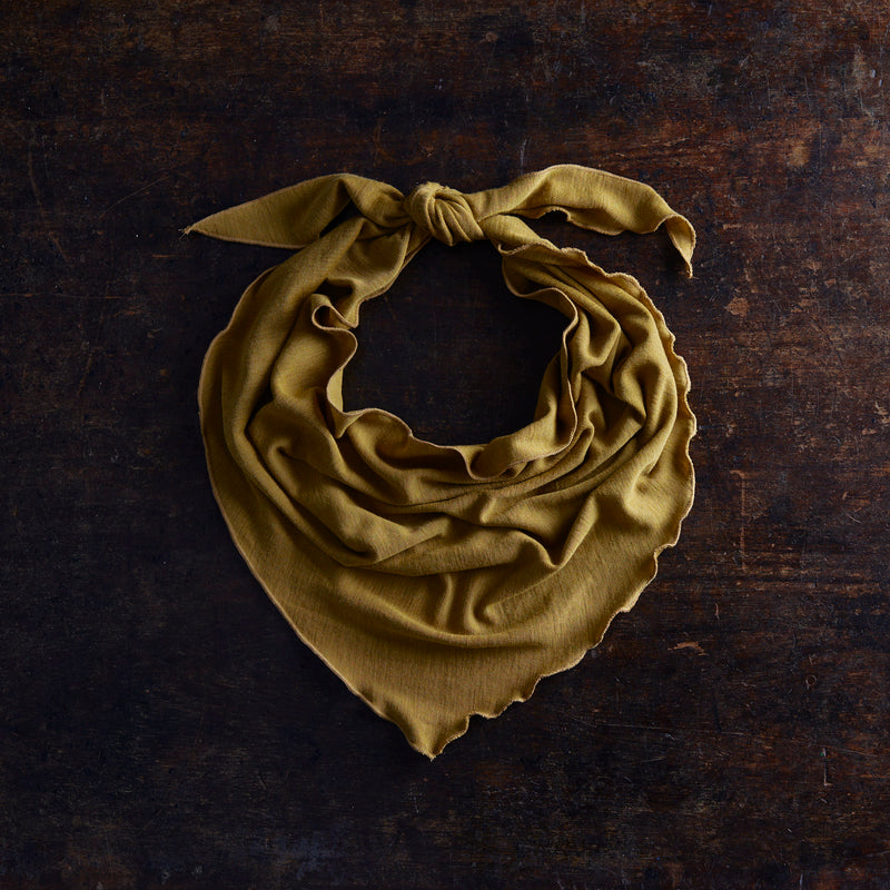 Swan Adults Bandana/Scarf - Merino Wool & Silk - Pistachio