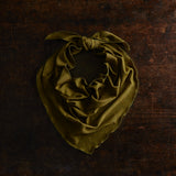 Swan Adults Bandana/Scarf - Merino Wool & Silk - Seaweed