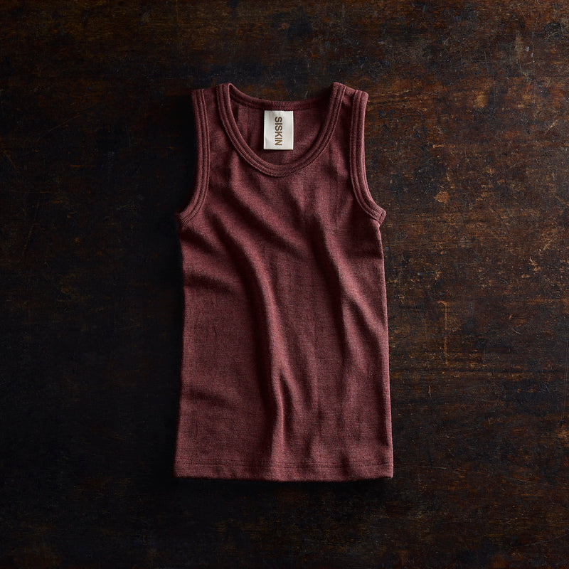 Swift Top - Merino Wool & Silk - Fig