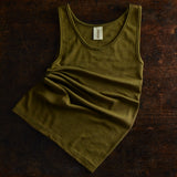 Swift Womens Top - Merino Wool & Silk - Seaweed