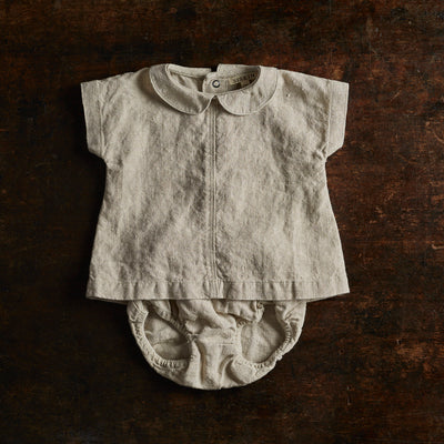 Hazel Baby Bloomers - Linen - Natural