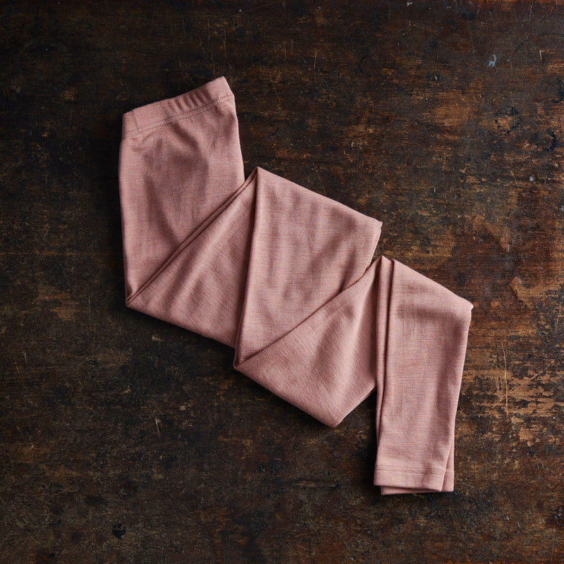 Finch Womens Leggings - Merino Wool & Silk - Orchid