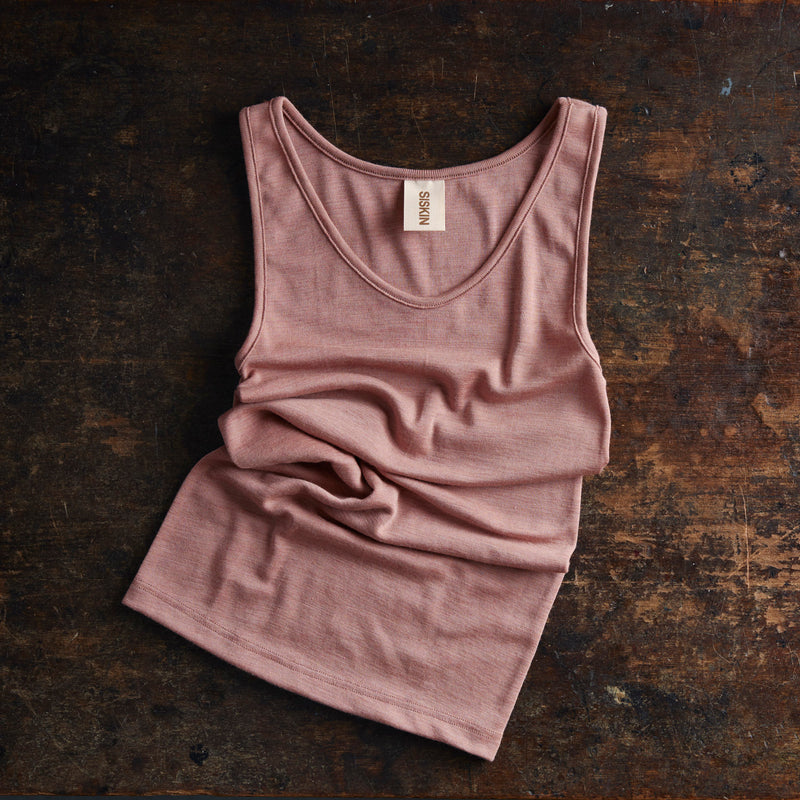 Swift Womens Top - Merino Wool & Silk - Orchid