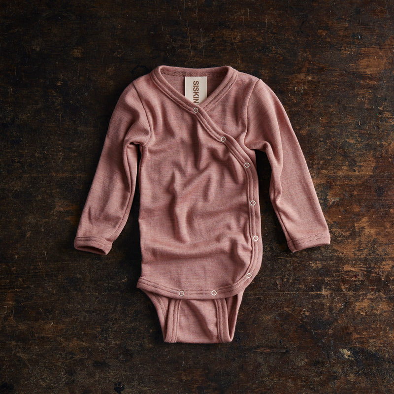 Moa Baby Body - Merino Wool & Silk - Orchid