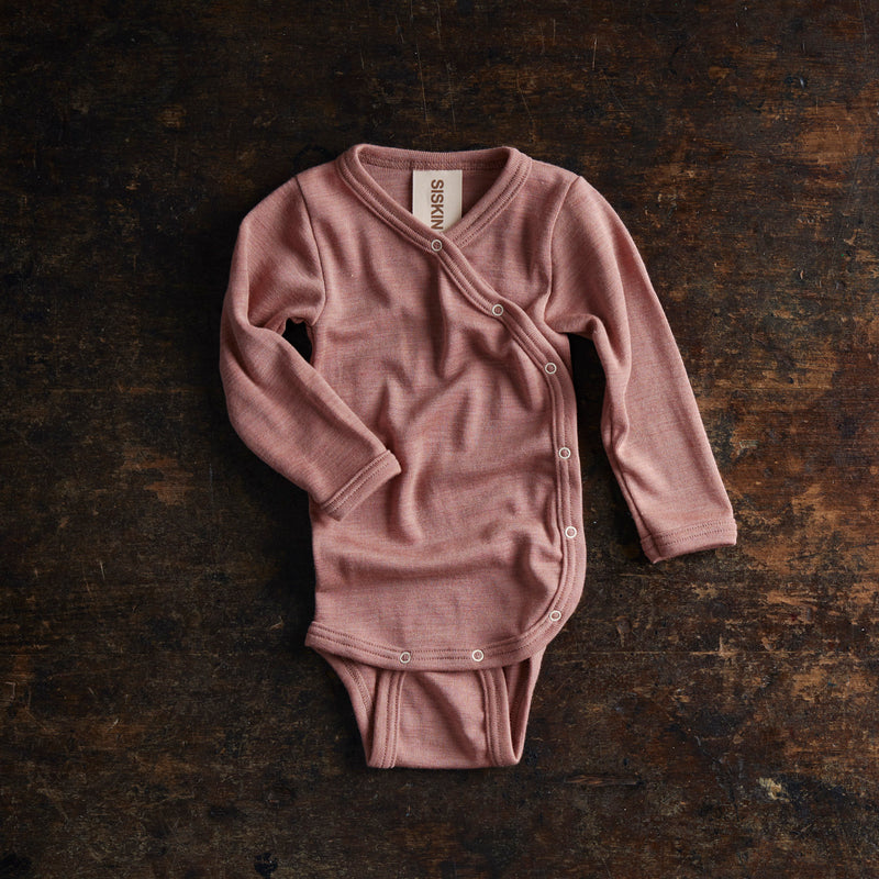 Moa Baby Body - Merino Wool & Silk - Orchid