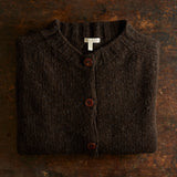 Coast Women's Cardigan - British Heritage Wool - Peat