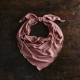 Swan Adults Bandana/Scarf - Merino Wool & Silk - Orchid