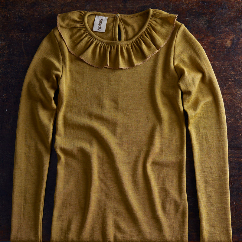 Wren Womens Top - Merino Wool & Silk - Pistachio