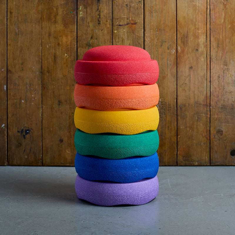 Stepping Stones - Original Rainbow - Set of 6