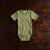 Acuta Baby Body - Cotton Pointelle - Celadon