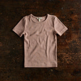 Smew Top - Cotton Pointelle - Peony