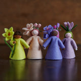 Handmade Wool Medium Fairy - Daffodil - Brown