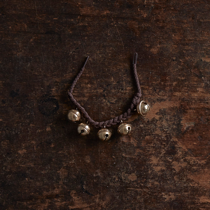 Cotton Plaited Wristband with Bells