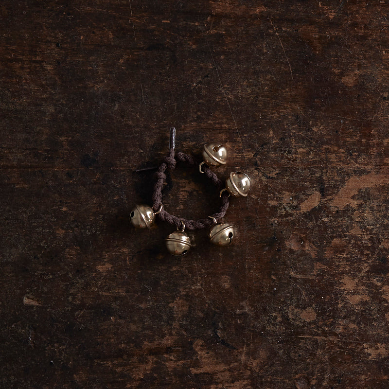 Cotton Plaited Wristband with Bells